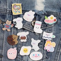 택1) 패션핀뱃지 뱃지 (19종 캐릭터뱃지 일러스트뱃지, 선택:16