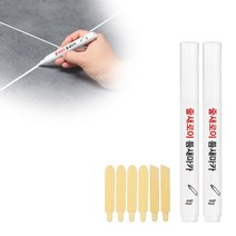 일상공감 줄새로이 틈새마카, 화이트, 1세트 (마카 2개+펜촉 6개)