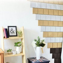 흡음제 차음재 방 방음 스펀지 패브릭 DIY작은사각 단열 쿠션 타일, 색상/카멜