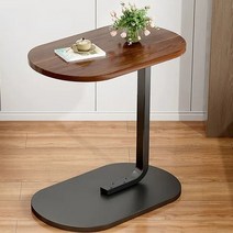 이슈 우드 소파 사이드 테이블 고급형, 원목색상/화이트프레임