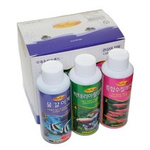 투터치 물갈이약 120ml 3종 세트 1Box (물갈이제 박테리아활성제 수질개선제), 3종 각 2개 (6개입)