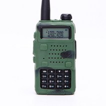 디지털무전기 업무용무전기 생활무전기 워키토기 양방향 라디오 F8 + UV 5R UV-5R 워키 토키 용 실리콘 고, 04 army green