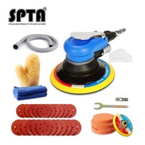 자동차 폴리셔 광택기 spta 6 인치 디스크 에어 샌더 듀얼 액션 랜덤 궤도 공압 전동 공구 금속 버니싱용 버핑 머신, 연마기 세트