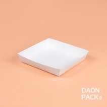 [무지 8호] 일회용 종이트레이 김밥 분식 떡집 포장용기 1box 1200개