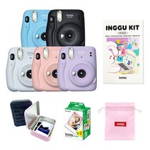 인스탁스 미니11+필름20장+틴케이스+로고파우치, 1개, 라일락퍼플