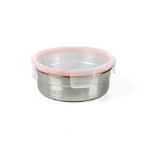스텐304 찬통 퓨어 원형 5호 700ML 밀폐용기냉장고, 단품