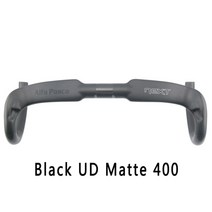 자전거 핸들 바 사이클 픽시 일자핸드 Ualfa pasca 카본 31.8 내부 라우팅 레이싱 드롭 400420440 ud 무광택 도로 용, 블랙아웃 매트 400