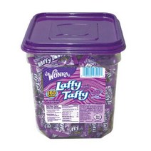 Wonka Laffy Taffy Grape Flavor 165-Count Container, 1