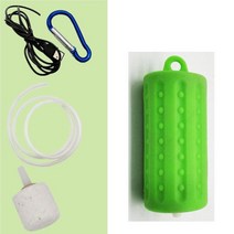 휴대용산소통 산소캔 산소호흡기 USB 소형 에너지 수족관 산소 펌프 물고기 탱크 공기 수경 압축기 음소거 휴대용 절약 폭기, [05] Green