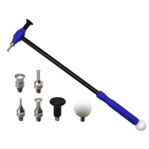 자동차덴트 자동차복원 자동차차찌그러짐복원 덴트 수리 도구 세트 차체 덴트 제거 도구 덴트 수리 풀러 기 해머 자동차 덴트 수리 평평 펜, 없음