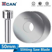 견고한 XCAN-금속 절삭 공구용 50mm 슬로팅 톱 블레이드 HSS 스틸 호환 CNC 가공, 04 50x1.5x16x72T