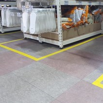 노란 5cm 우벤 테이프 덕테이프 청테이프 크라프트 커버링 덕트 바닥라인 마스킹 종이박스 마킹 동선 에폭