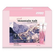 2080 핑크솔트 포켓가글 10mlX90입 일회용 휴대용 여행용 가글 가그린