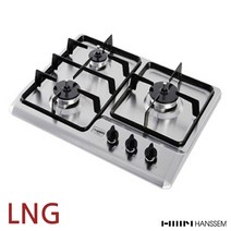 한샘 가스레인지 3구 B363HS 전체센서(건전지)LNG, 단품, 단품