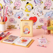 BT21 포토콜렉트북 미니앨범 폴라로이드 방탄굿즈 방탄소년단 라인프렌즈, 옐로우/254742