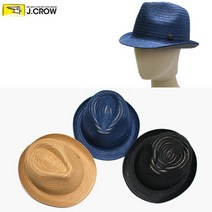 고급 투톤지사 밀집 페도라 챙모자 (JCCF-2LTP1C01)