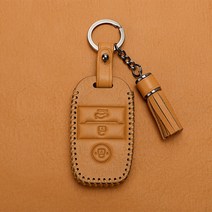 프리마클라쎄 소가죽 KA-3 스마트 키케이스 기아 올뉴모닝_더뉴모닝_레이 키홀더, 그린
