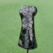 북유럽 geometric 큐브 컨셉 디자인 드라이버 우드 유틸리티 커버 BRABANT, 블랙 - 우드