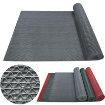 현관 경사 이동통로 미끄럼방지 회색 롤매트 현관매트 고무바닥매트, 색상_레드, 레드