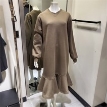 씨엠큐브 SH02 원피스60프로밑단플레어기모 롱원피스60프로 CMOM20DD2