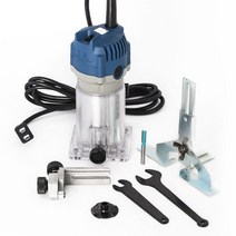 목공 전기 트리머 목재 밀링 조각 절삭 트리밍 기계 손 라우터 도구, 01 1 Set