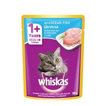 위스카스 오션피쉬 80g 고양이 습식 사료, 단품, 단품