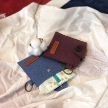 심플 생리대파우치 만들기diy 키트, 퍼플