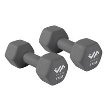 JFIT 네오프린 덤벨 6 LB 232456, Vinyl Dumbbell Pair, 15 LB PAIR