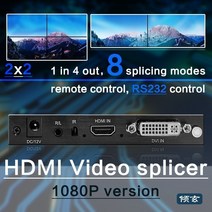 스마트 tv 70 75 80 85 90 95 100 인치 대형 벽걸이 중소기업 티비 2x2 hdmi dvi 비디오 벽 컨트롤러 hd 10 p hz 4, 유럽 ​​연합