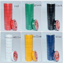 노출방수시트 옥상방수견적 PVC 내마모성 난연성 무연 전기 테이프 방수 튜브 컬러 1 개, 06 YELLOW, 1개