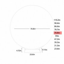 웨딩아치 장미아치 정원꾸미기국가 웨딩 장식 풍선 서클 생일 아치 지원 키트 활 스탠드 파티, 31 White square base1.8