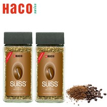 [월드커피하우스] 스위스 하코스위스 아라비카 마일드로스트 100g 2개 분쇄커피 Freeze Dried Coffee 스위스커피 하코커피