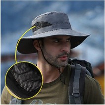 째리템 자외선차단 99% 통풍 낚시 등산 아웃도어 모자