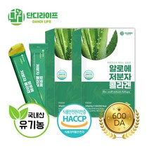 단디라이프 유기농 알로에 저분자피쉬콜라겐젤리 600달톤, 90포, 20g