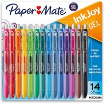 Paper Mate Ink Joy Gel Pens 페이퍼메이트 잉크 조이 젤펜 미디엄 0.7mm 14색
