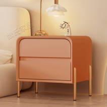 심플한 협탁 수납장 2단 큐브 침대 사이드 서랍장, ., 10.오렌지(올원목)