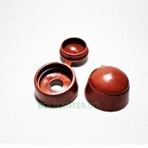 목볼트캡 원형볼트캡 육각볼트캡 너트캡 PVC캡, 목볼트캡 밤색 M12=10개