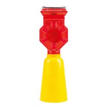 (모두팜) 쏠라경고등 태양광충전 경광등 유도등 동물퇴치 고라니 야생동물 위험 공사장 방범 농작물, 1개