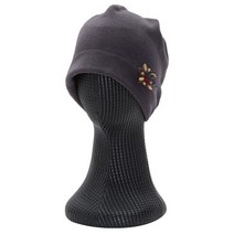 여성 방한 무지 원단 비니 보넷모자 TRW-WH-0414-차콜