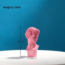 미술 학원 교구 석고상 인물 인체 소묘 학습용 조각상 북유럽 데이비드비너스 흉상 조각 스케치 캐릭터 초상화 거실 그림 비너스 아트 동상 홈 현대 공예 장식, 스타일 11