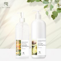 대용량 카렌듈라 클렌징세럼 & 아보카도 클렌징폼 세트, 없음