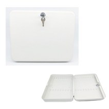 KEYBOX 열쇠 보관함 키 박스 케이스 자물쇠 락커 함, 36개-라떼