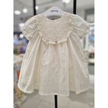 아가방 [동아쇼핑점] 여름이월상품@여름 신생아 여자아기 백일 돌촬영인기템 여름외출복 반팔원피스 / 통풍잘되고 화사한 레이스자수 은사실로 고급스러움까지 라라모던스페셜원피스