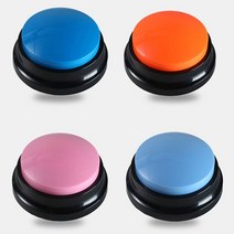 음성 녹음기 애완 동물 사운드 박스 기록 가능한 말하기 버튼 개 음성 녹음기 통신 훈련 도구 스퀴즈 20, 10 4pcs 03