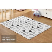 캐릭터 아기매트 특대 층간소음방지 놀이방 신생아패드 여아, 도시