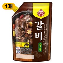 만능양념 집밥 업소용 갈비양념 스파우트팩 480g 오뚜기, 1개