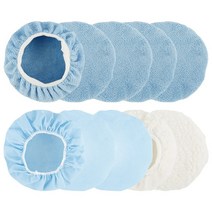 광택기 패드 세척 자동차 연마 마이크로 화이버 보닛 폴리셔 울 왁스 워시 버퍼 커버 청소 도구 액세서리 9 10 인치, [01] 10Pcs 9 10 Inch