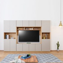 나무뜰 칸느 3000 월플렉스 시스템 거실장 BSC221, 화이트