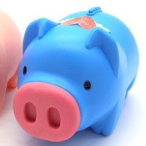 돼지 저금통 총모음, 팬시돼지 특대-블루