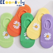 꾸니블리 @@썸머플라워 양말덧신 아동덧신5켤레한세트 안벗겨져요!!!@@